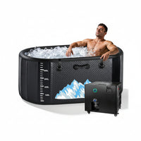 Cold Plunge Tub Built for Daily Recovery, 248 Gallon Capacity, 1 HP Chiller, WiFi Control, Water Treatment Kit