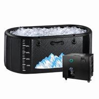 Cold Plunge Tub Built for Daily Recovery, 248 Gallon Capacity, 1 HP Chiller, WiFi Control, Water Treatment Kit